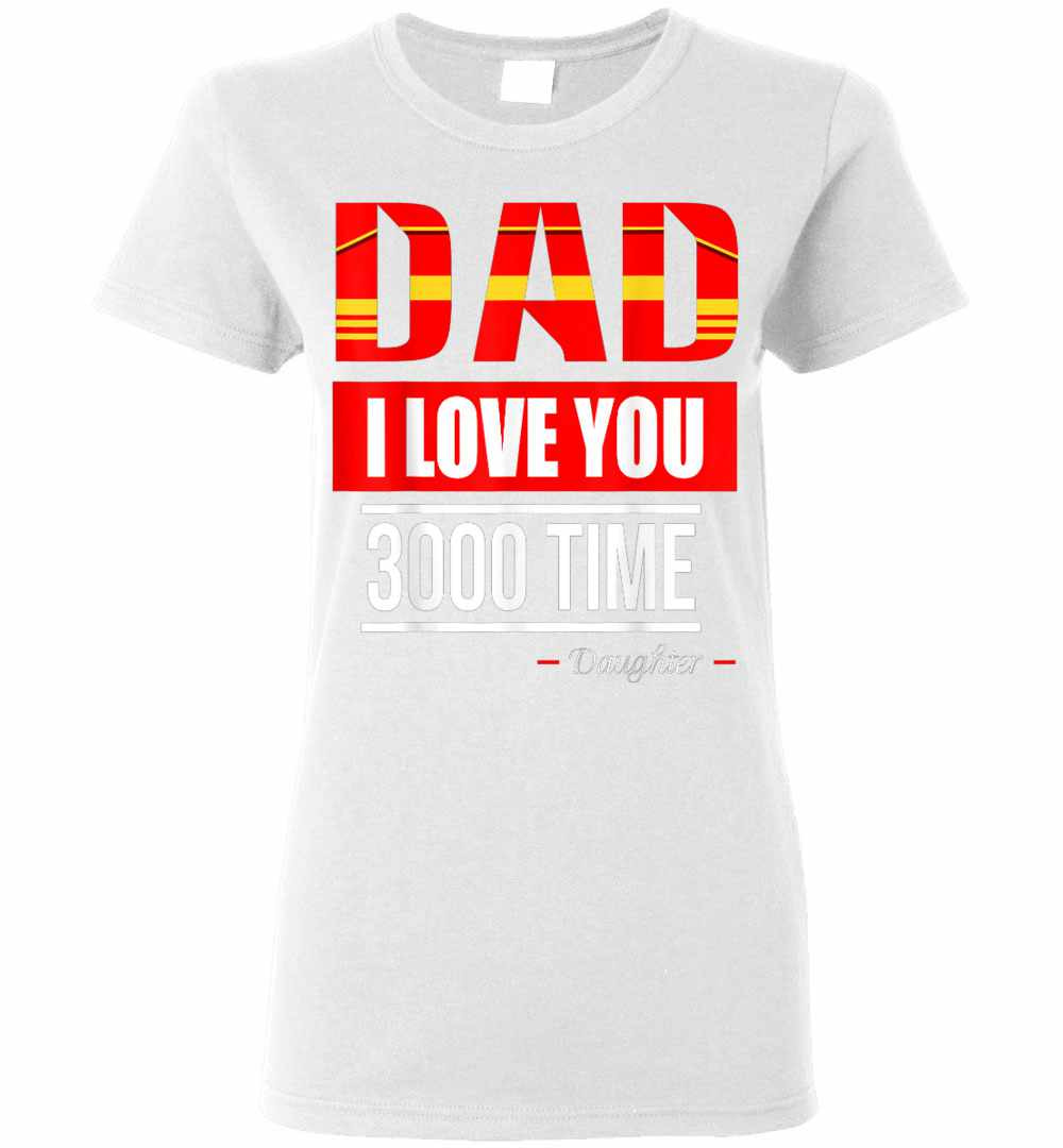 Inktee Store - I Love You 3000 Times Marvel Iron Man Women'S T-Shirt Image