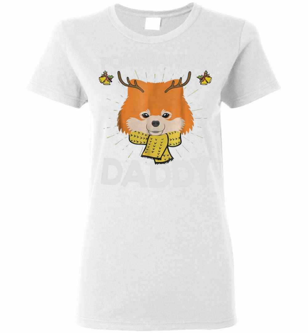 Inktee Store - Pomeranian Daddy Women'S T-Shirt Image