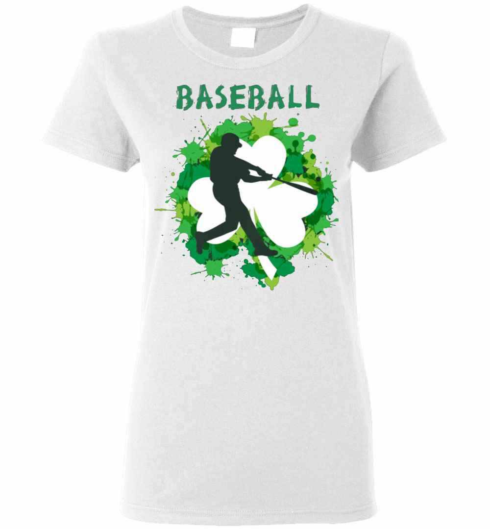 Inktee Store - Baseball Shamrock Irish St Patty'S Day Sport For Lover Women'S T-Shirt Image