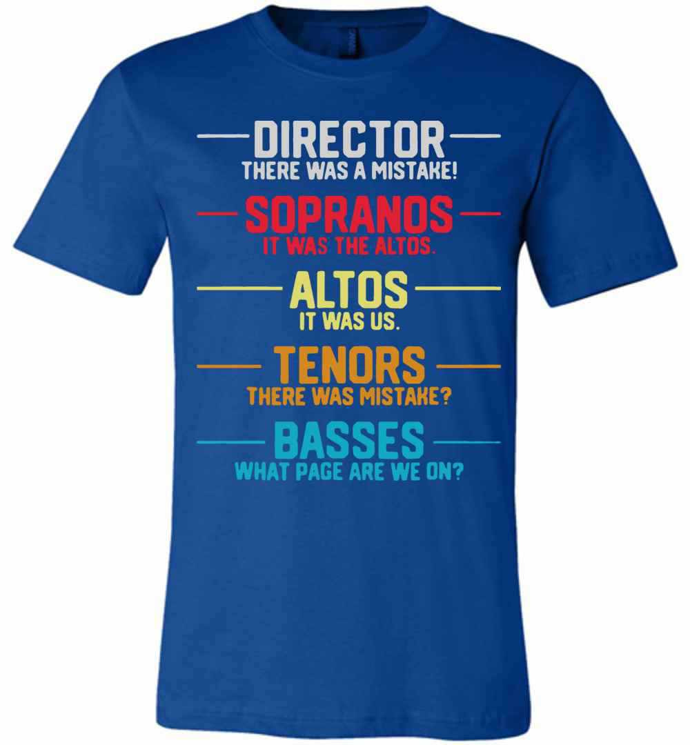 Inktee Store - Director There Was A Mistake Sopranos Is Was The Altos Premium T-Shirt Image