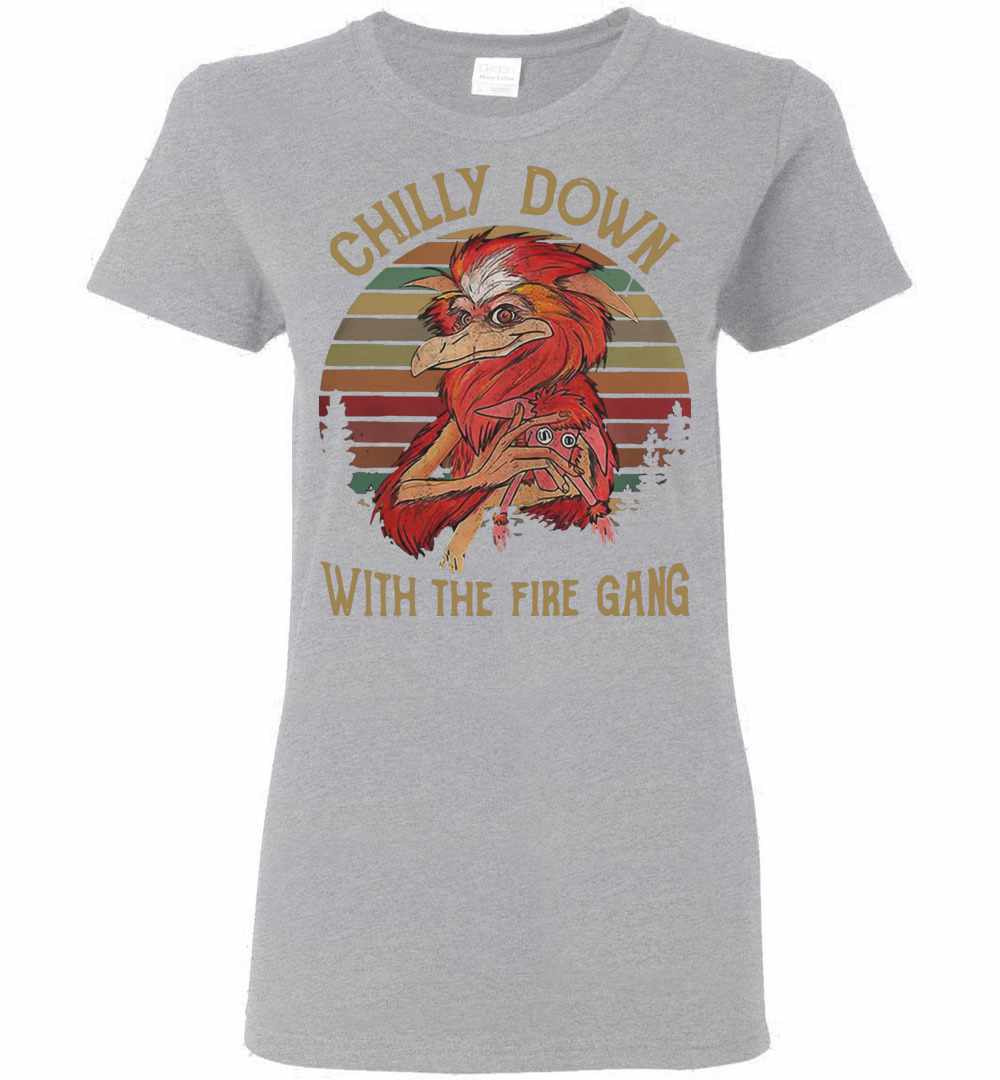 Inktee Store - Chilly Down With The Fire Gang Vintage Women'S T-Shirt Image