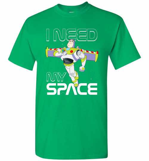Inktee Store - Disney Pixar Toy Story Buzz Lightyear I Need My Space Men'S T-Shirt Image