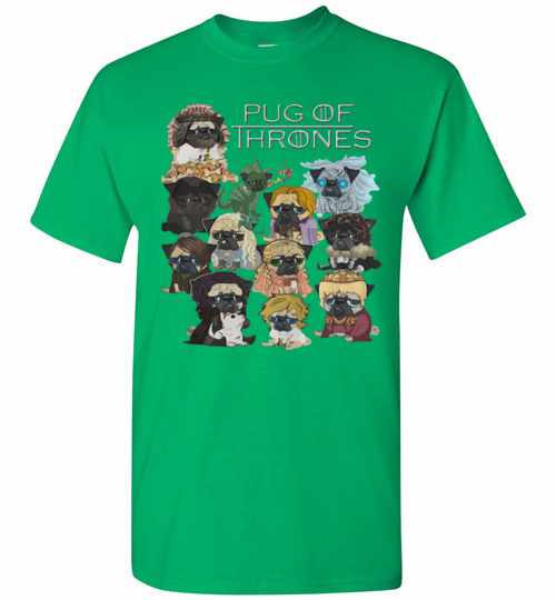 Inktee Store - Pug Game Of Thrones Men'S T-Shirt Image