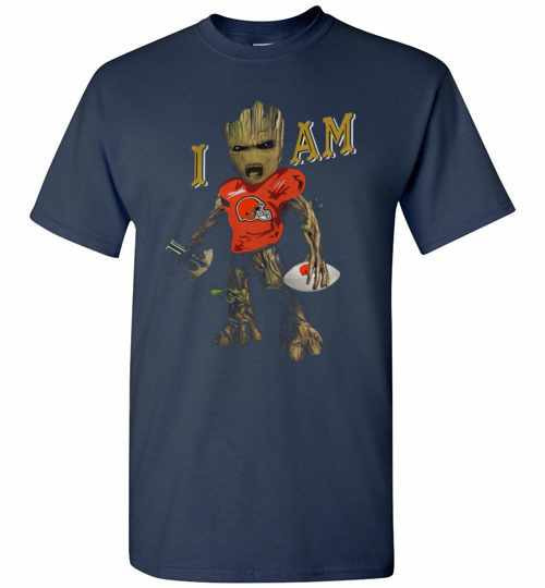 Inktee Store - Strong Groot I Am Cleveland Browns America Sport Men'S T-Shirt Image
