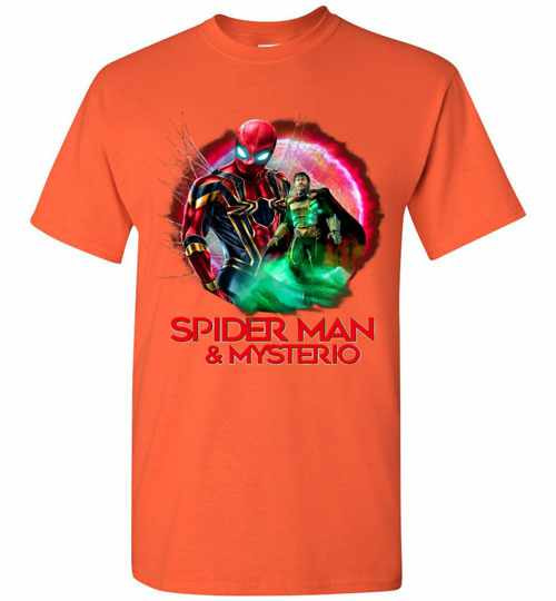 Inktee Store - Spider Man Far From Home Spiderman And Mysterio Men'S T-Shirt Image
