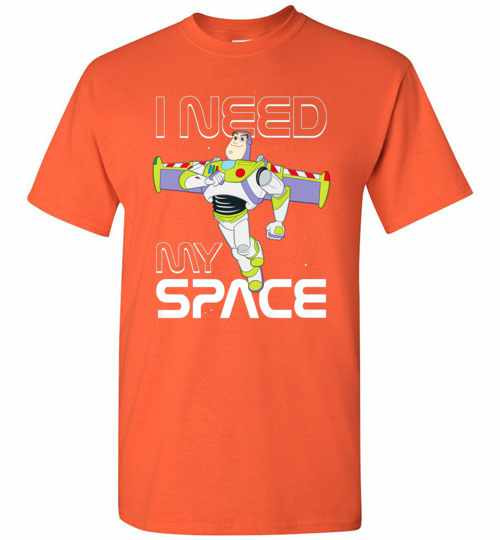 Inktee Store - Disney Pixar Toy Story Buzz Lightyear I Need My Space Men'S T-Shirt Image