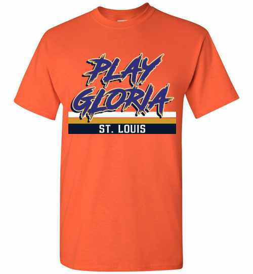 Inktee Store - Play Gloria St. Louis Blues Hockey Men'S T-Shirt Image