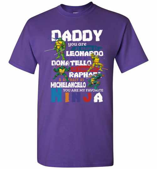 Inktee Store - Daddy You Are Ninja Turtle Men'S T-Shirt Image