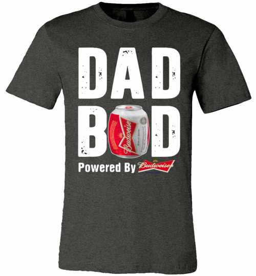Inktee Store - Dad Bod Powered By Budweiser Premium T-Shirt Image