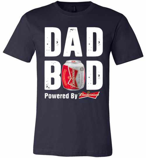 Inktee Store - Dad Bod Powered By Budweiser Premium T-Shirt Image