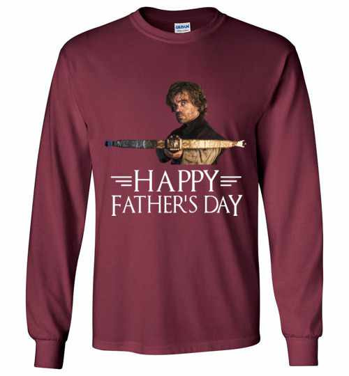 Inktee Store - Tyrion Lannister Happy Father'S Day Long Sleeve T-Shirt Image