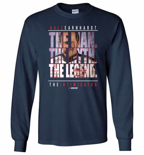 Inktee Store - Dale Earnhardt The Man The Myth The Legend Long Sleeve T-Shirt Image