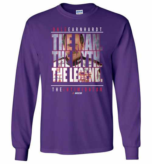 Inktee Store - Dale Earnhardt The Man The Myth The Legend Long Sleeve T-Shirt Image