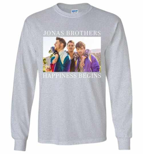 Inktee Store - Jonas Brothers Happiness Begins Long Sleeve T-Shirt Image