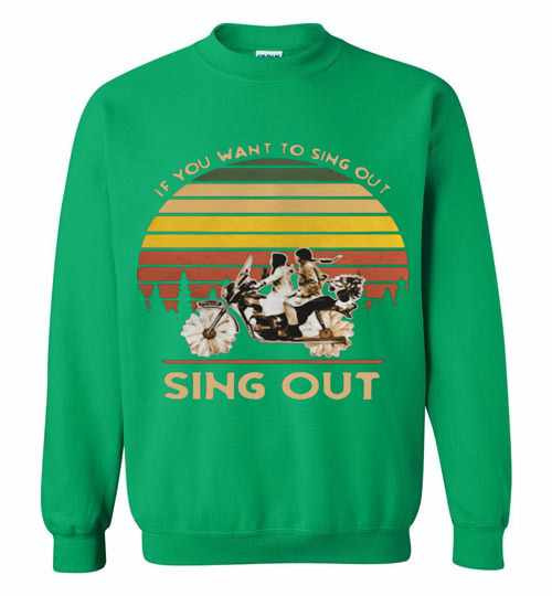 Inktee Store - Harold And Maude If You Want To Sing Out Sing Out Sunset Sweatshirt Image