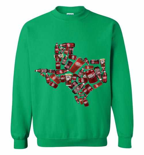 Inktee Store - Texas Dr Pepper Ladies Sweatshirt Image