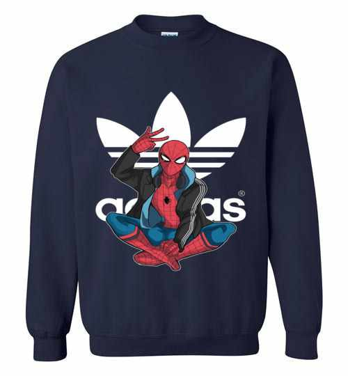 Inktee Store - Spiderman Adidas Marvel Sweatshirt Image