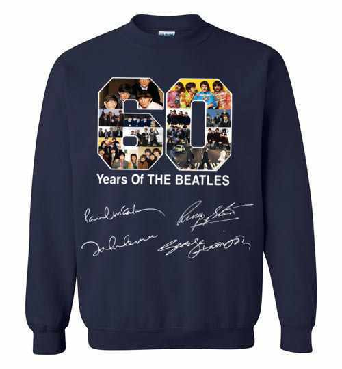 Inktee Store - Celebrate 60 Years Of The Beatles Sweatshirt Image