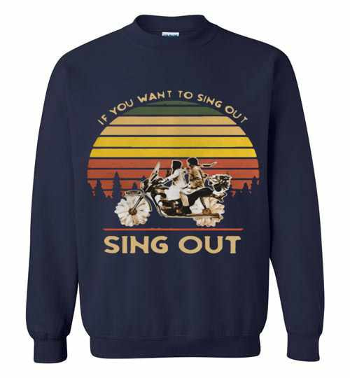 Inktee Store - Harold And Maude If You Want To Sing Out Sing Out Sunset Sweatshirt Image