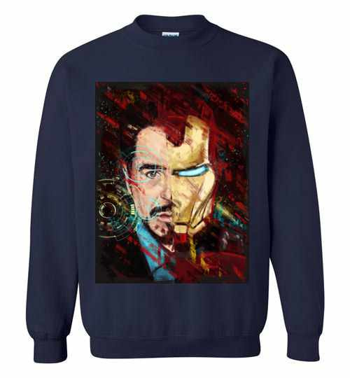 Inktee Store - Tony Stark Iron Man Sweatshirt Image