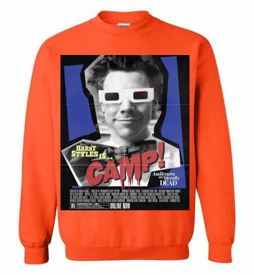 Inktee Store - Harry Styles Is Camp Audiences Are Literally Dead Sweatshirt Image