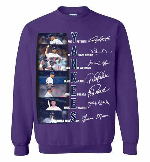 Inktee Store - Yankees Andy Pettitte Mariano Rivera Bernie Williams Sweatshirt Image