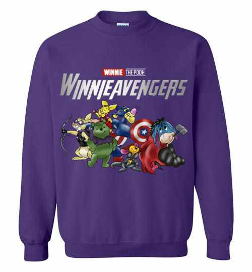 Inktee Store - Marvel Avengers Winnie The Pooh Winnieavengers Sweatshirt Image