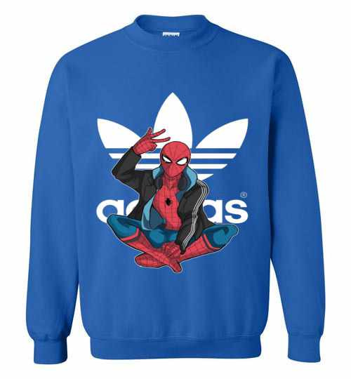 Inktee Store - Spiderman Adidas Marvel Sweatshirt Image
