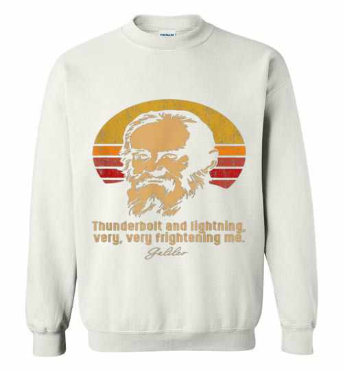 Inktee Store - Thunderbolt Lightning Very Frightening Me Galileo Sweatshirt Image