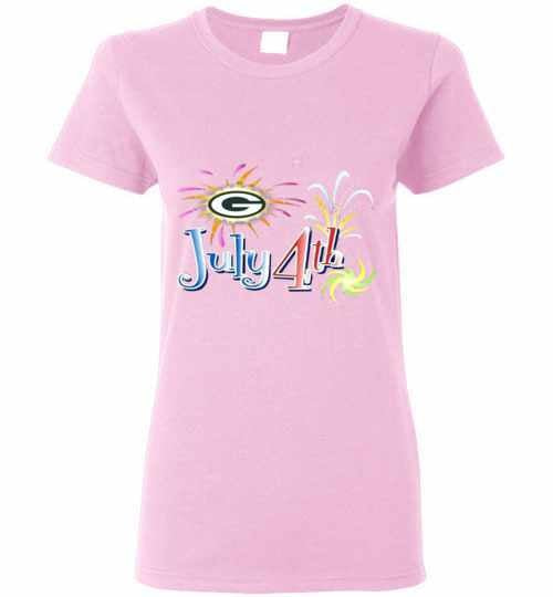 Inktee Store - Green Bay Packers Independence Day 4Th Of July Women'S T-Shirt Image