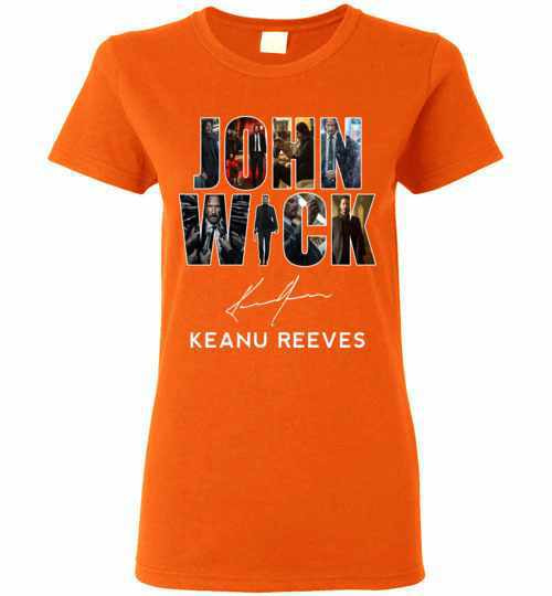 Inktee Store - Funny John Wick Signature Keanu Reeves Women'S T-Shirt Image