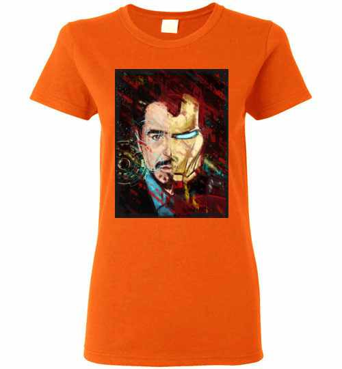 Inktee Store - Tony Stark Iron Man Women'S T-Shirt Image
