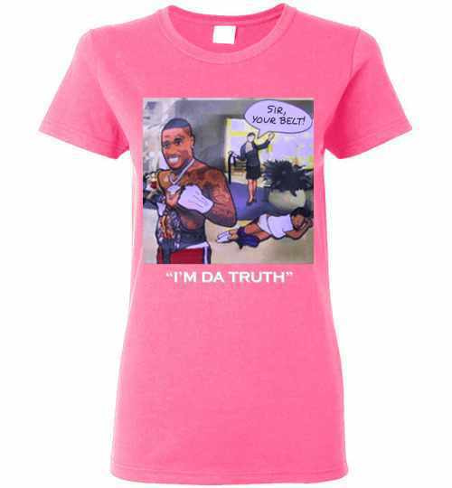 Inktee Store - Dababay Sir Your Belt I'M Da Truth Women'S T-Shirt Image