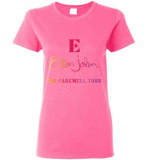 Inktee Store - Elton John The Farewell Tour Women'S T-Shirt Image