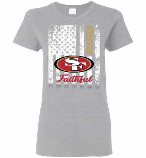 Inktee Store - Football ' America Flag San Francisco 49Ers Women'S T-Shirt Image