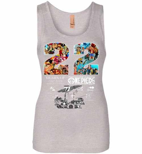 Inktee Store - 22Th Years Of One Piece 1997-2019 Womens Jersey Tank Top Image