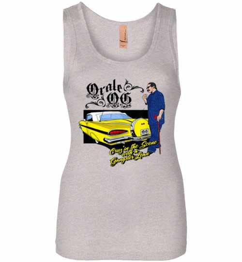 Inktee Store - Low Rider And Old Gangster Cholo Womens Jersey Tank Top Image