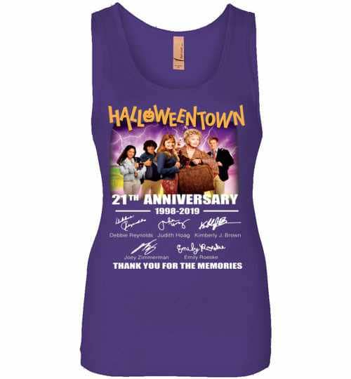 Inktee Store - 21Th Halloween Town 1998-2019 Womens Jersey Tank Top Image