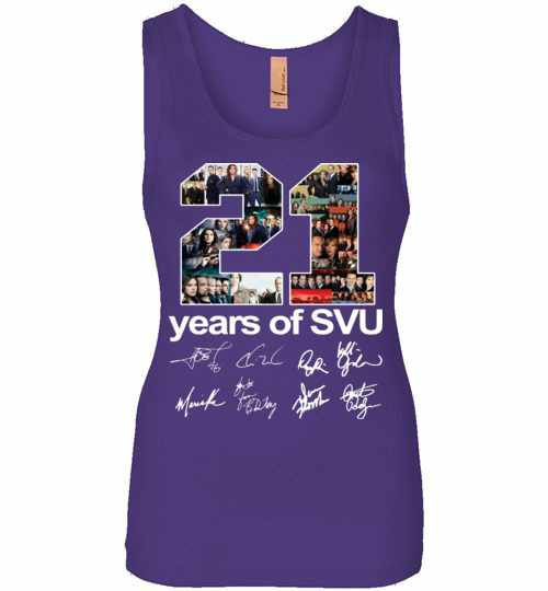 Inktee Store - 21Th Years Of Law And Order Special Victims Womens Jersey Tank Top Image