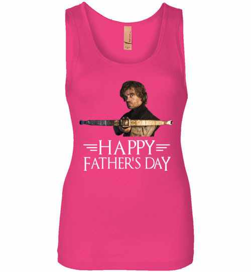 Inktee Store - Tyrion Lannister Happy Father'S Day Womens Jersey Tank Top Image