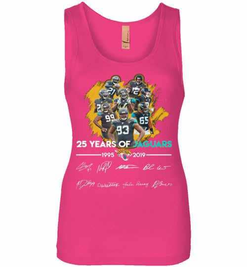 Inktee Store - 25Th Years Of Jacksonville Jaguars Football Womens Jersey Tank Top Image