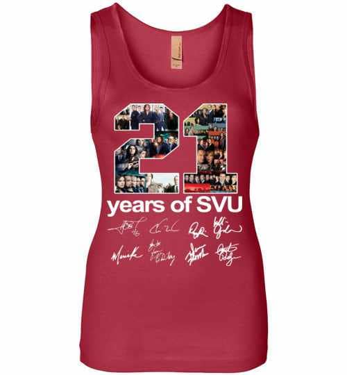 Inktee Store - 21Th Years Of Law And Order Special Victims Womens Jersey Tank Top Image
