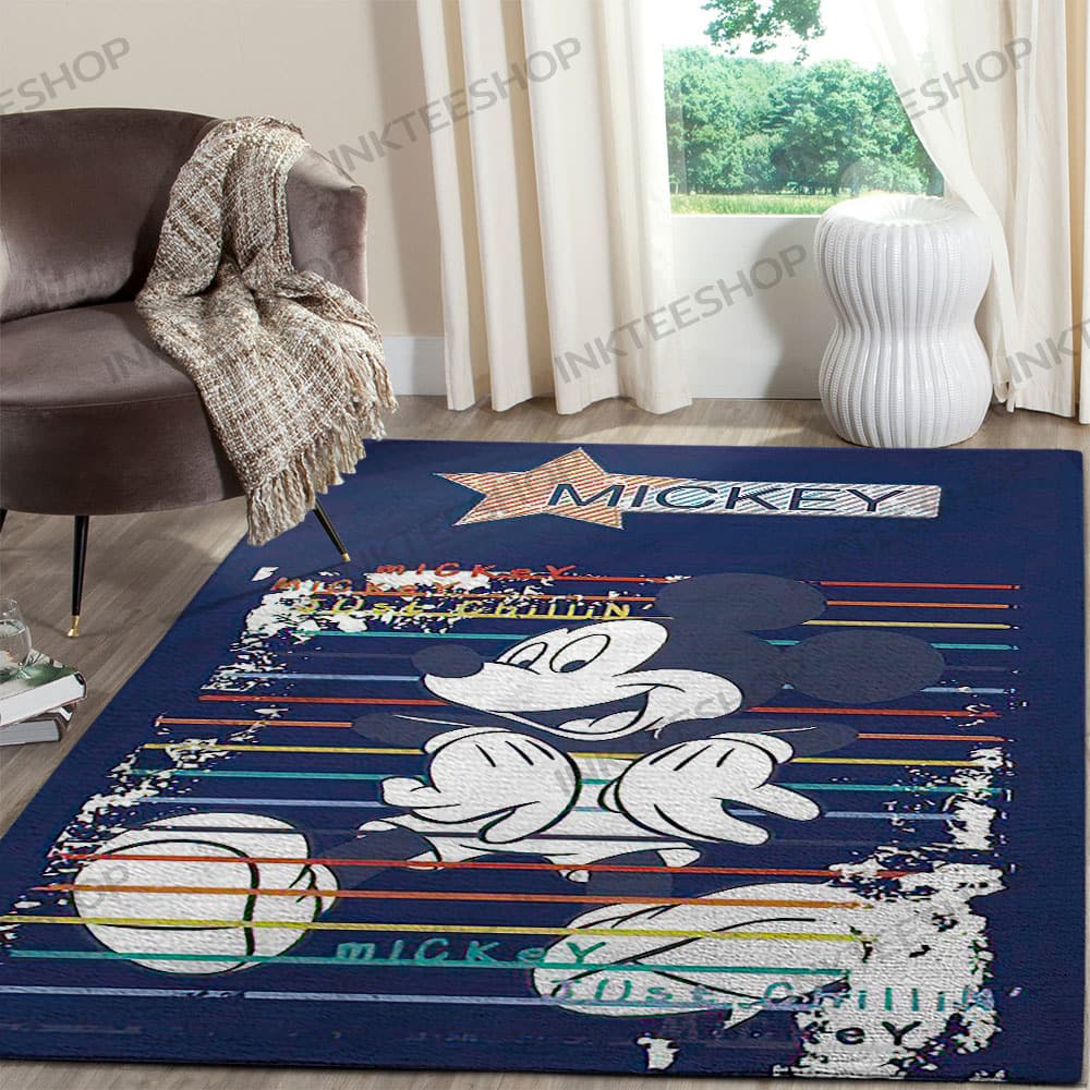 Inktee Store - Area Mickey Mouse Disney Bedroom Rug Image