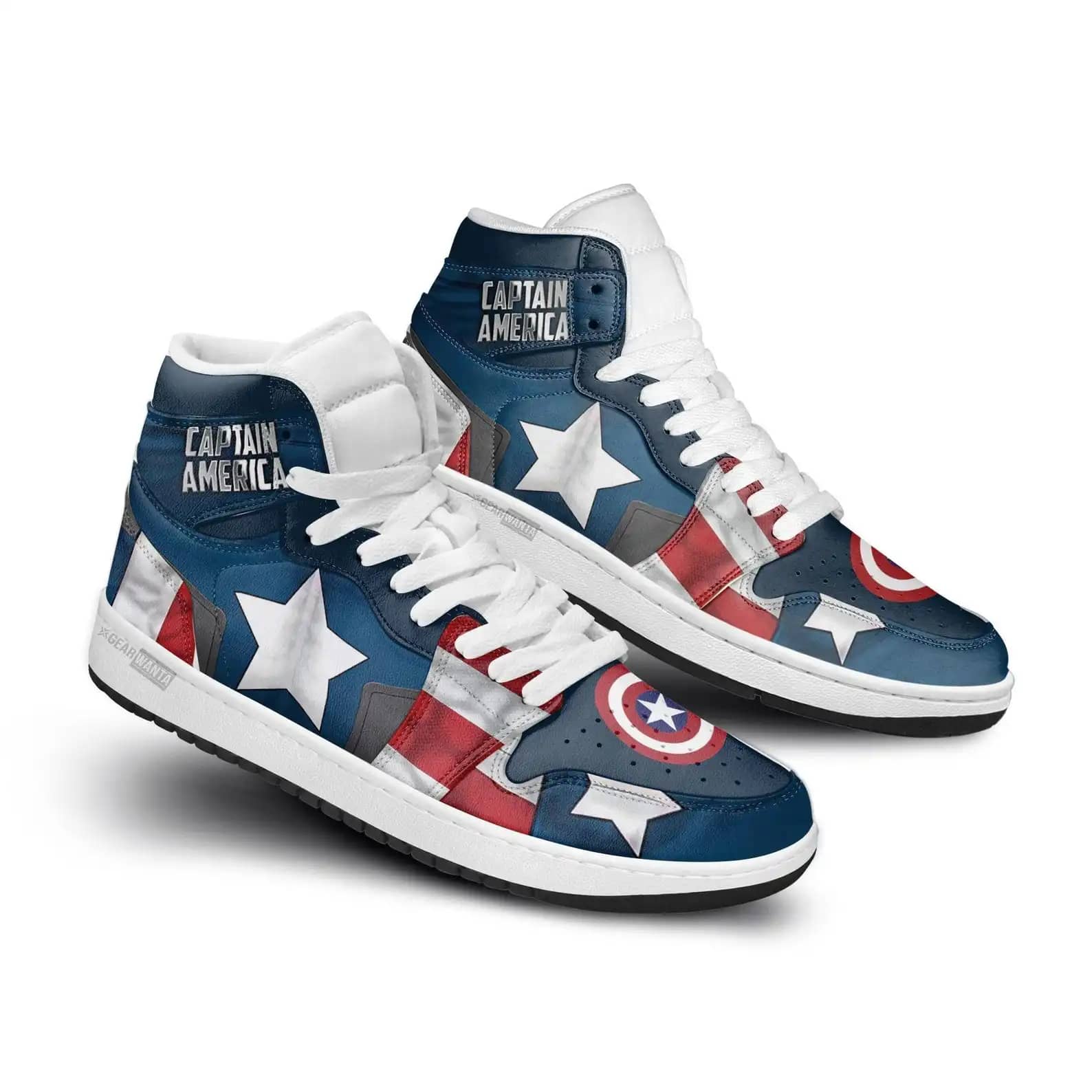 Avenger Captain America Super Heroes For Movie Fans Custom Sneaker For Men And Women Air Jordan Shoes