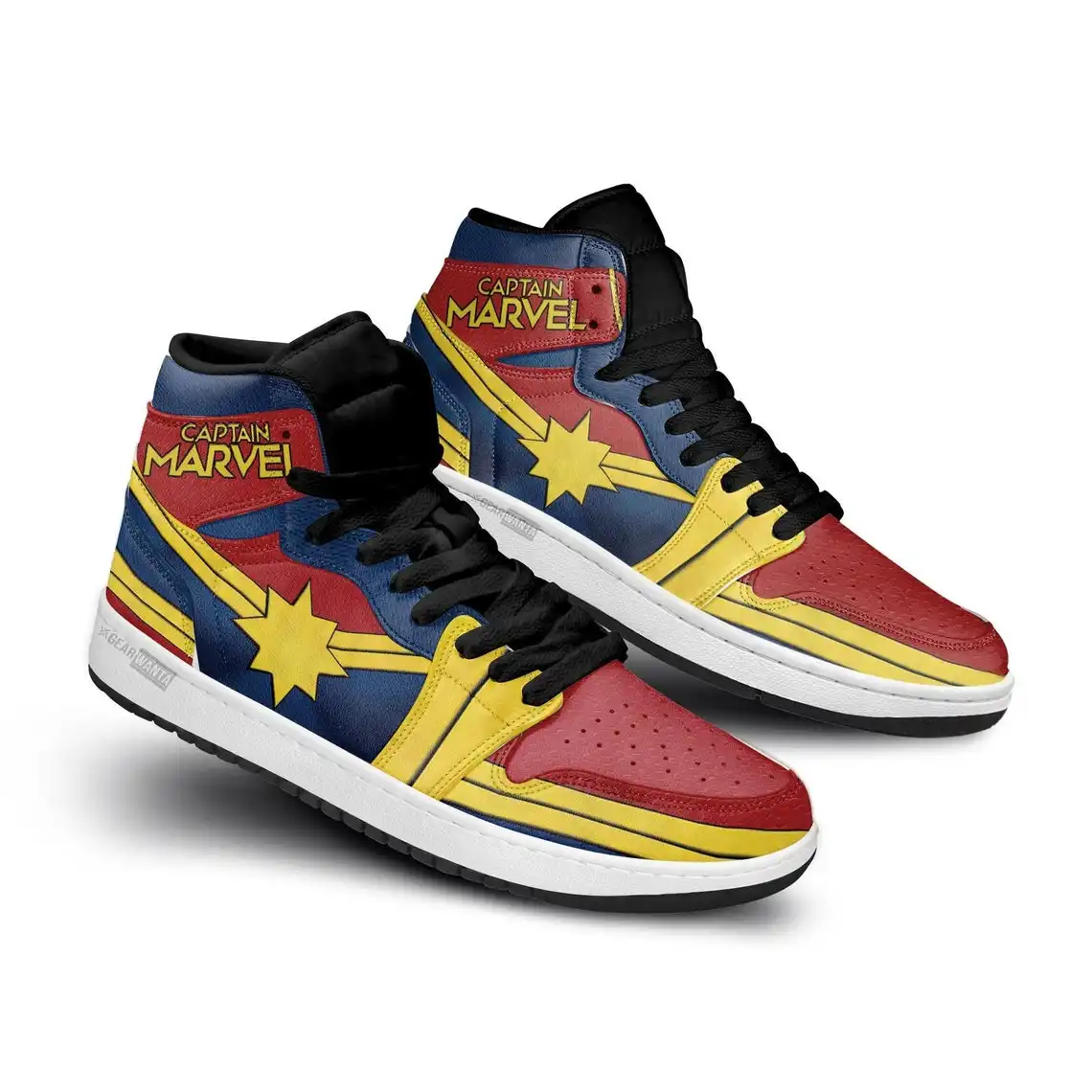 Avenger Captain Marvel Super Heroes For Movie Fans - Custom Anime Sneaker For Men And Women Air Jordan Shoes