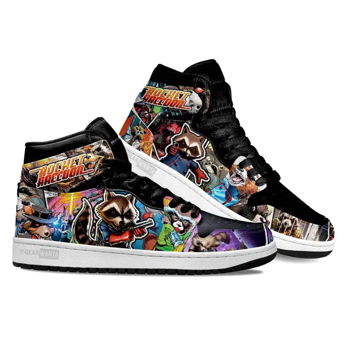 Avenger Rocket Super Heroes For Movie Fans - Custom Anime Sneaker For Men And Women Air Jordan Shoes