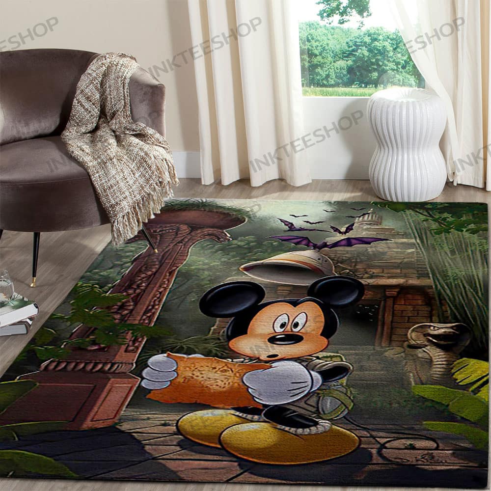 Inktee Store - Bedroom Area Mickey Mouse Disney Rug Image