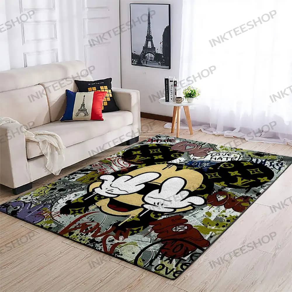 Bedroom Mickey Mouse Disney Home Decor Rug