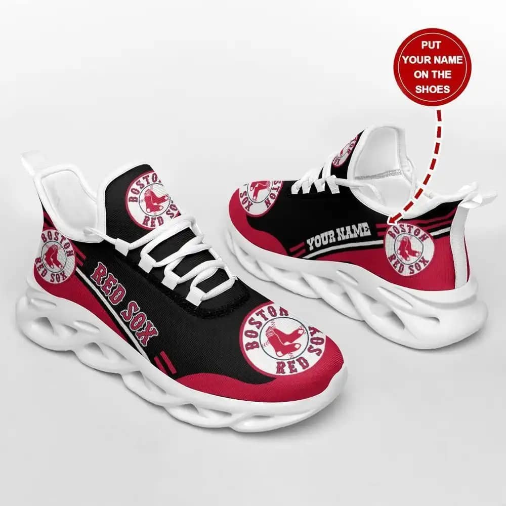Boston Red Sox Personalized Max Soul Sneaker Shoes