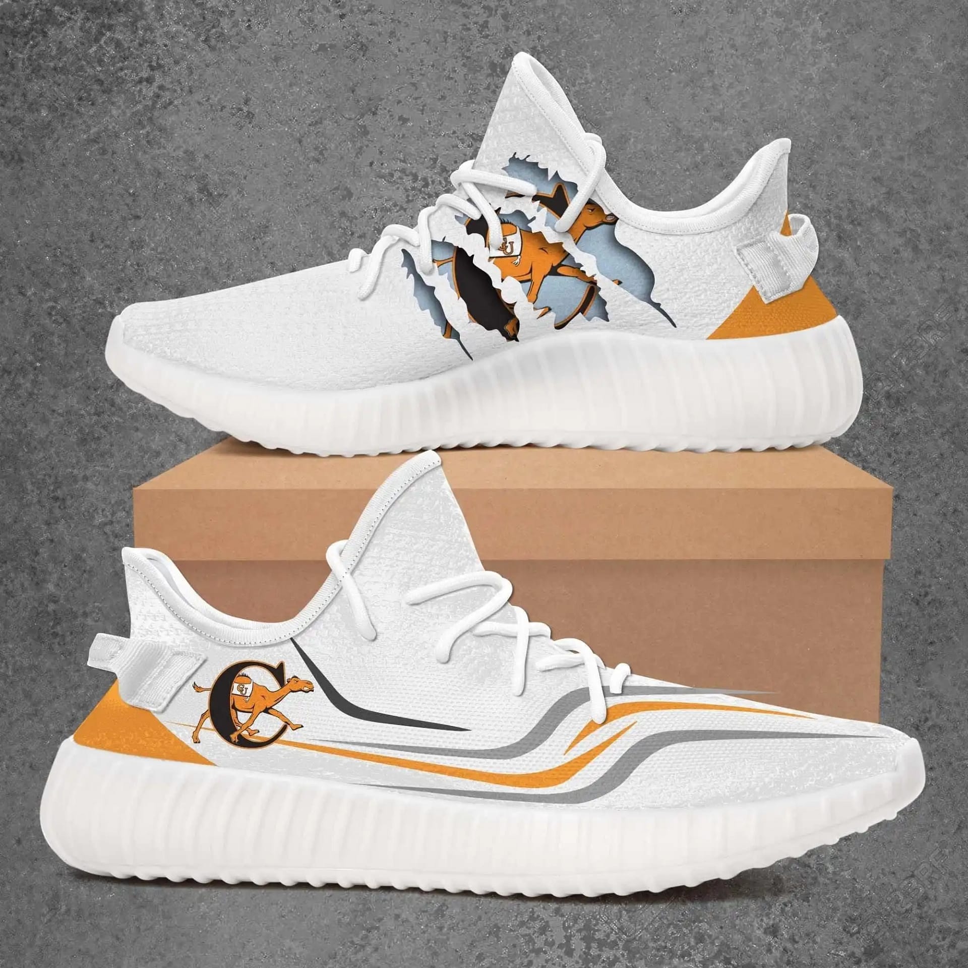Campbell Fighting Camels Ncaa Yeezy Boost